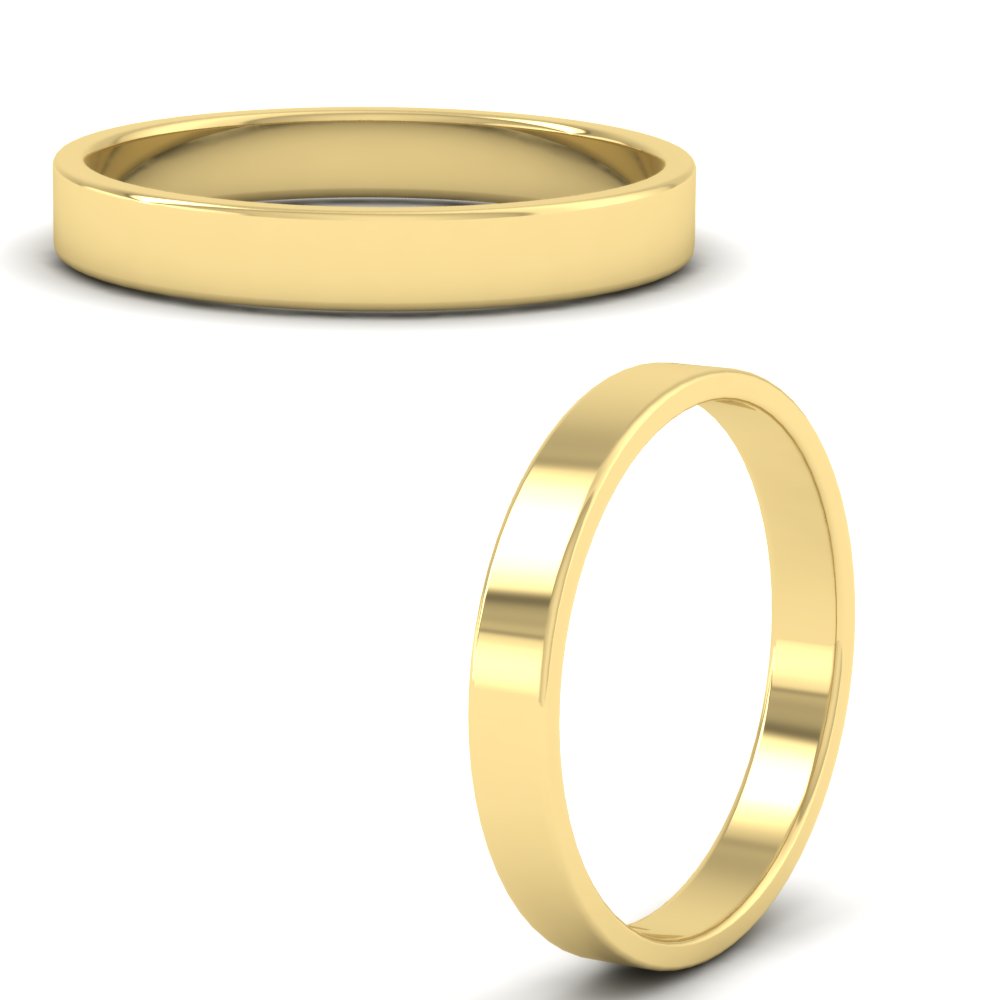 Unisex Classic Flat Cigar Band Fascinating Diamonds