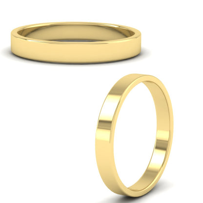 Unisex Classic Flat Cigar Band Fascinating Diamonds
