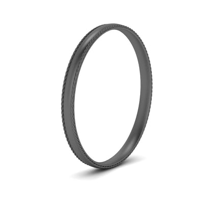 Rope Design Comfort Fit Mens Band Fascinating Diamonds