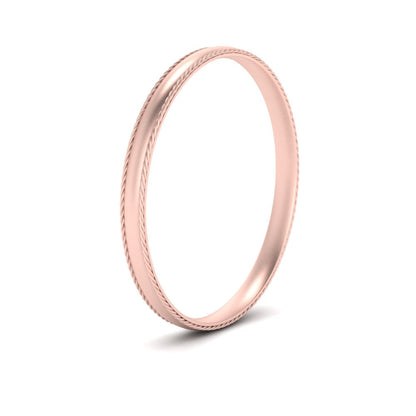 Rope Design Comfort Fit Mens Band Fascinating Diamonds