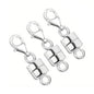 3-Piece: Magnetic Lobster Clasp Necklace Converter with Strong Magnetic Closure