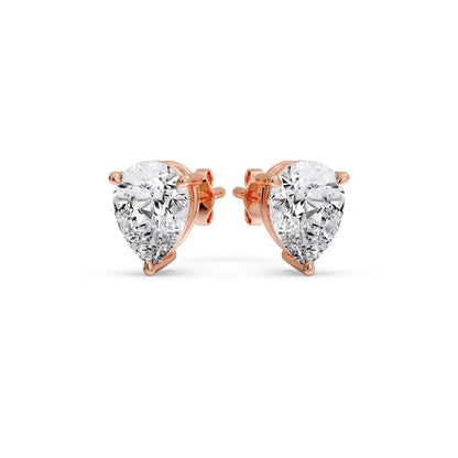 Diamond Pear Cut 3 Prong Earring Fascinating Diamonds