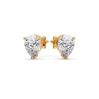 Diamond Pear Cut 3 Prong Earring Fascinating Diamonds