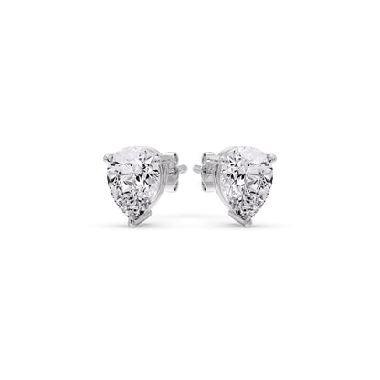 Diamond Pear Cut 3 Prong Earring Fascinating Diamonds