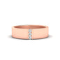 3 Stone Mens Flat Gemstone Band Fascinating Diamonds