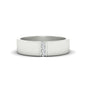 3 Stone Mens Flat Gemstone Band Fascinating Diamonds