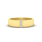 3 Stone Mens Flat Gemstone Band Fascinating Diamonds