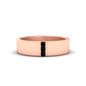 3 Stone Mens Flat Gemstone Band Fascinating Diamonds