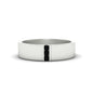 3 Stone Mens Flat Gemstone Band Fascinating Diamonds