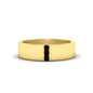 3 Stone Mens Flat Gemstone Band Fascinating Diamonds