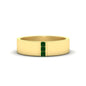 3 Stone Mens Flat Gemstone Band Fascinating Diamonds