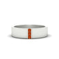 3 Stone Mens Flat Gemstone Band Fascinating Diamonds
