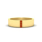 3 Stone Mens Flat Gemstone Band Fascinating Diamonds