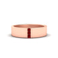 3 Stone Mens Flat Gemstone Band Fascinating Diamonds