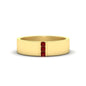 3 Stone Mens Flat Gemstone Band Fascinating Diamonds