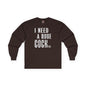 I Need A Huge Cocktail Long Sleeve Tee The Devil's Pickle