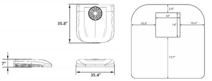 Velit 3000R - 24V/48V Rooftop Air Conditioner velitcamping