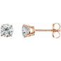 14K Rose 2 CTW Natural Diamond Earrings Ethereal Legacy Boutiques