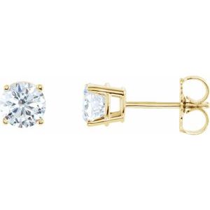 14K Yellow 2 CTW Natural Diamond Earrings Ethereal Legacy Boutiques
