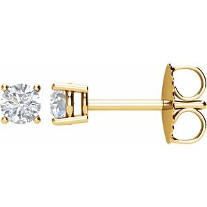 14K Yellow 1/4 CTW Natural Diamond Earrings Ethereal Legacy Boutiques