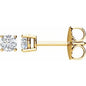 14K Yellow 1/4 CTW Natural Diamond Earrings Ethereal Legacy Boutiques