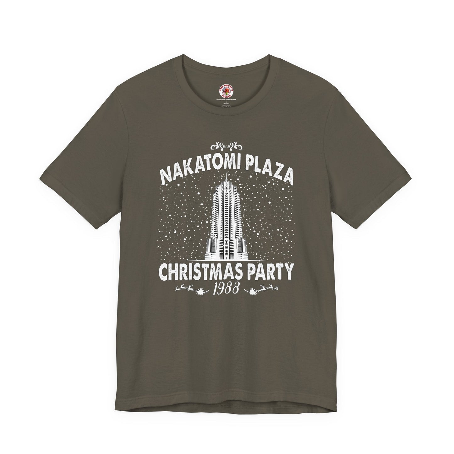 Nakatomi Plaza Christmas Party T-Shirt The Devil's Pickle