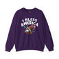 I Bless America Crewneck Sweatshirt The Devil's Pickle
