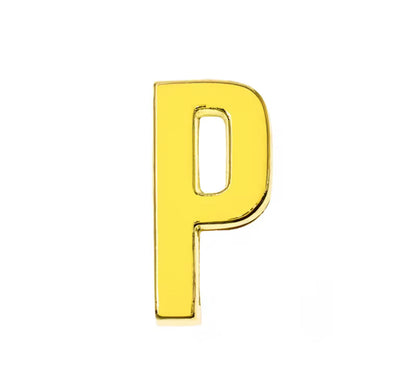 Scarf Slide Letters – 30mm – 14K Gold Non Tarnish Deep South Originals