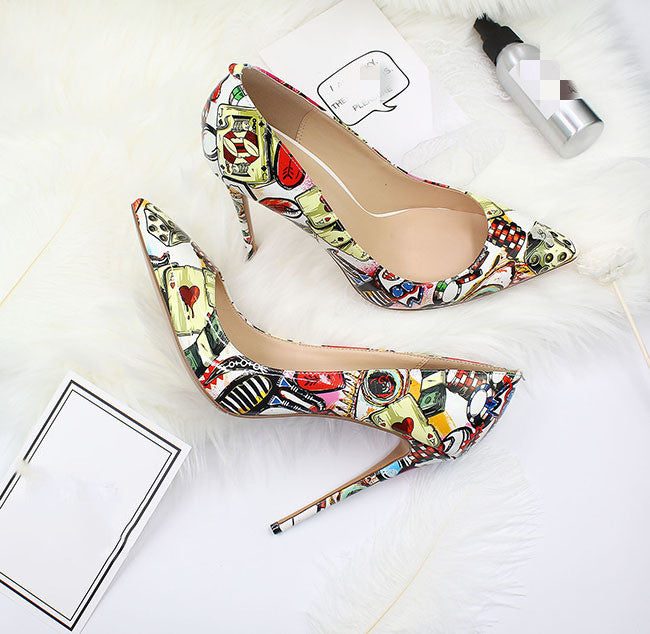 Shallow mouth high heels See size chart under “more details” The Fashion Celestial