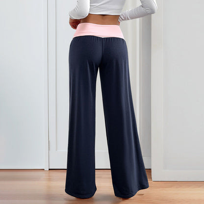 Women’s Wide-Leg Patchwork Pants FitiqueFit