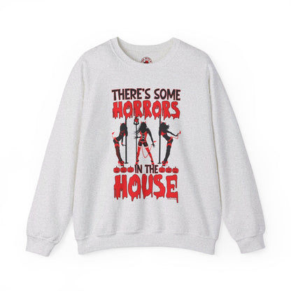 There's Some Horrors In The House Crewneck Sweatshirt The Devil's Pickle