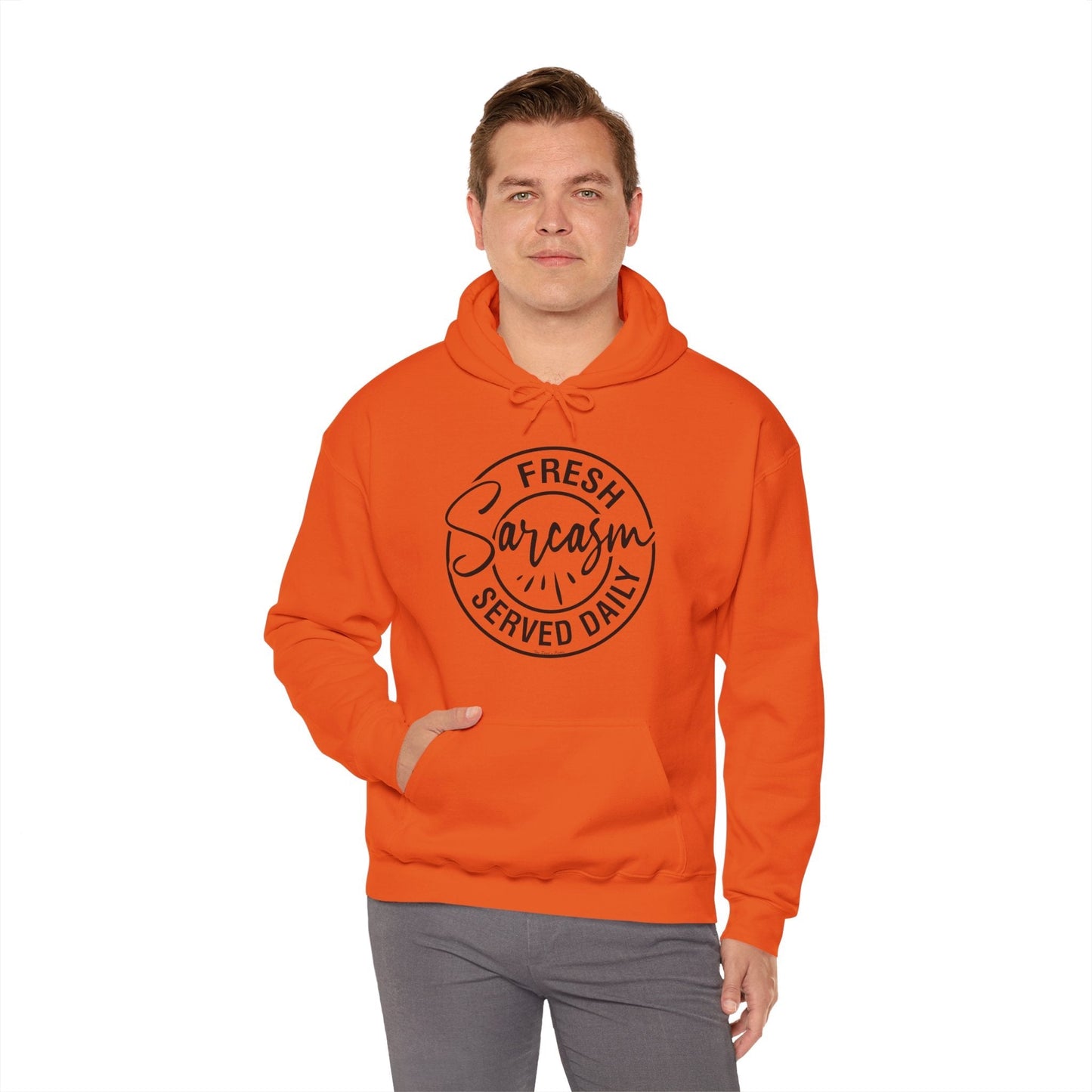 Fresh Sarcasm Served Daily Hooded Sweatshirt The Devil's Pickle