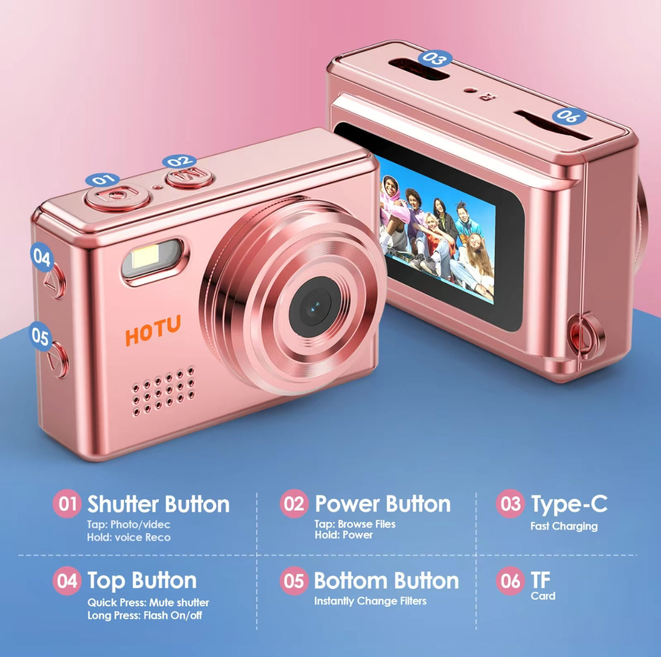 RetroVibe Mini Camera