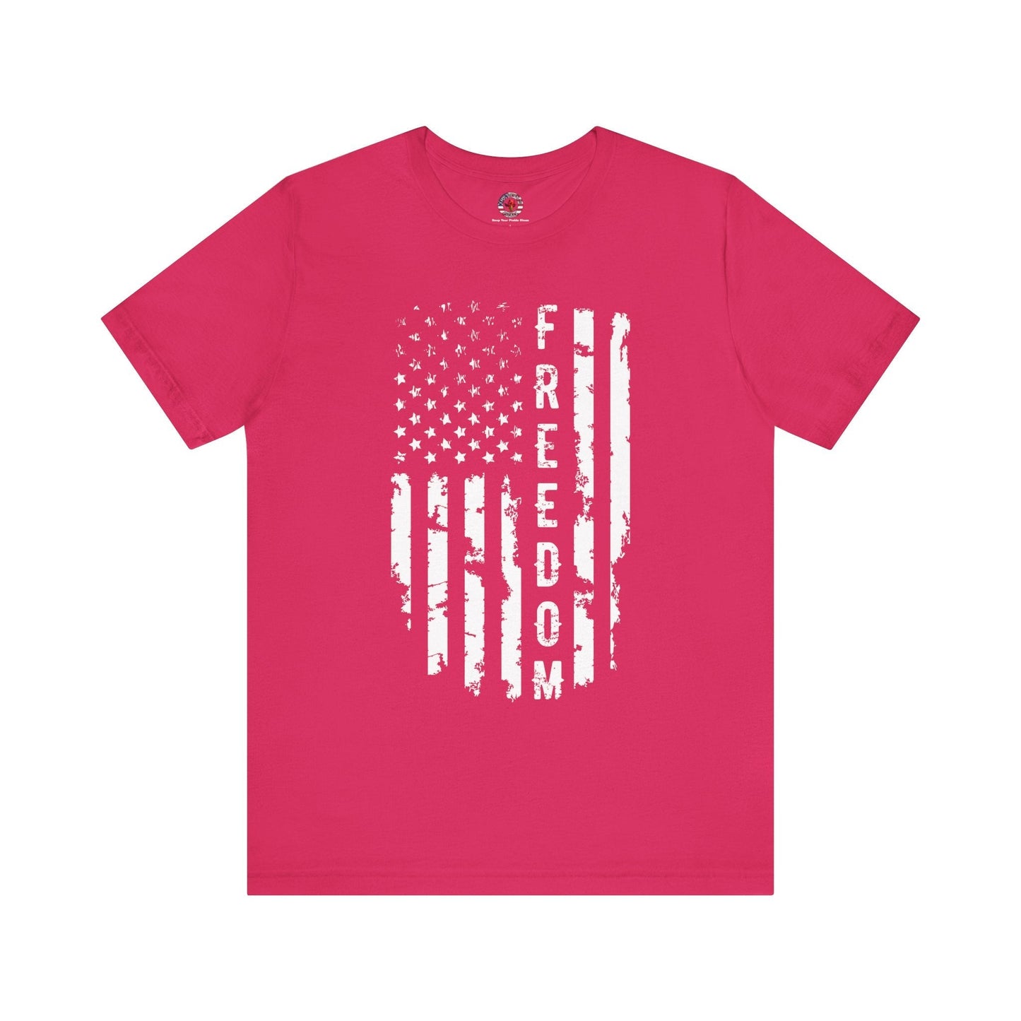 Freedom American Flag T-Shirt The Devil's Pickle