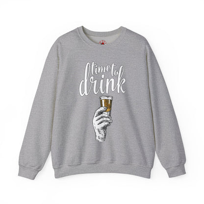 Time To Drink Crewneck Sweatshirt The Devil's Pickle