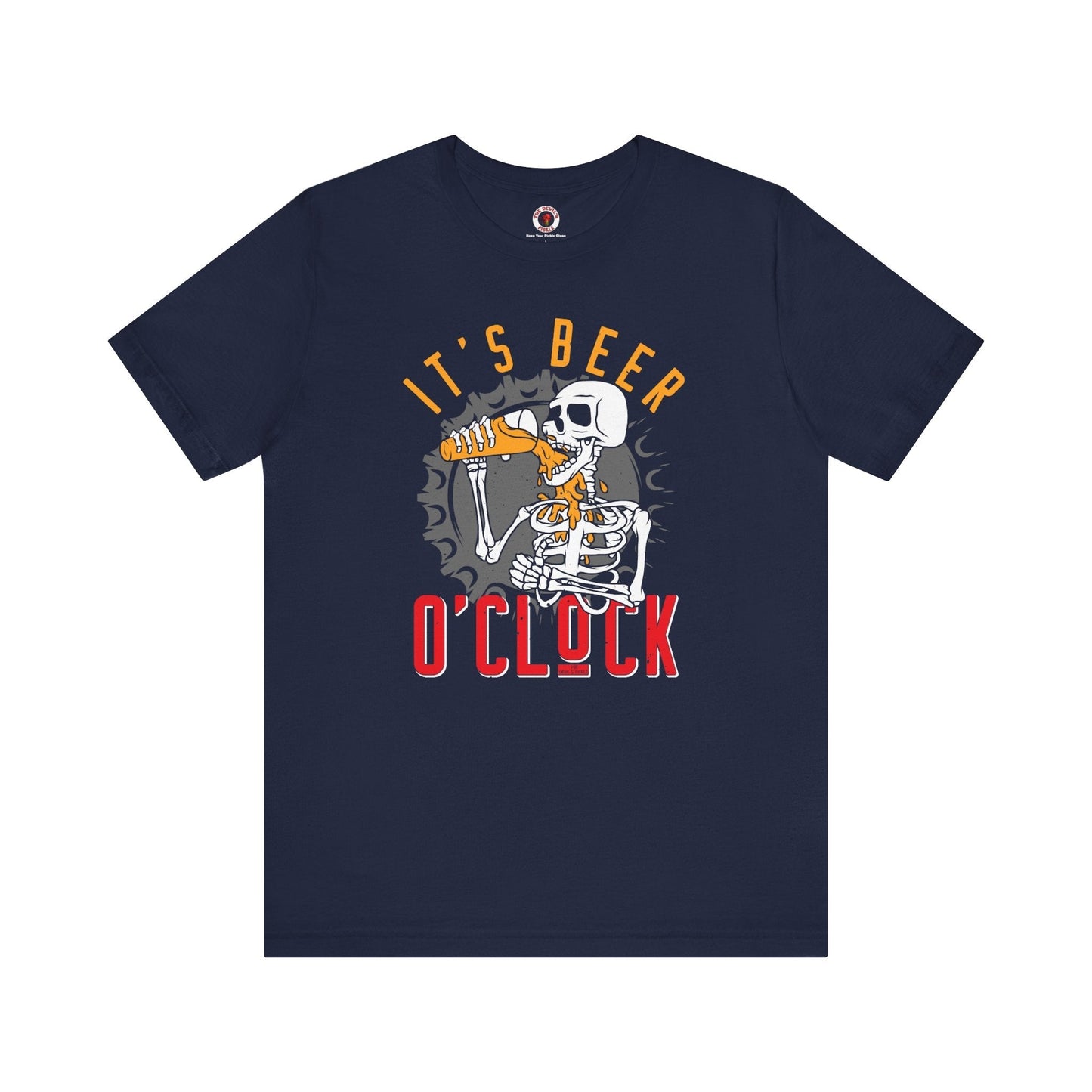 It's Beer O'Clock Skeleton T-Shirt The Devil's Pickle