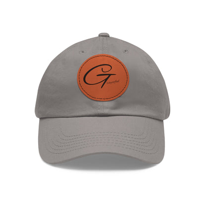 Hat with Leather Patch (Round) Grayceful LLC