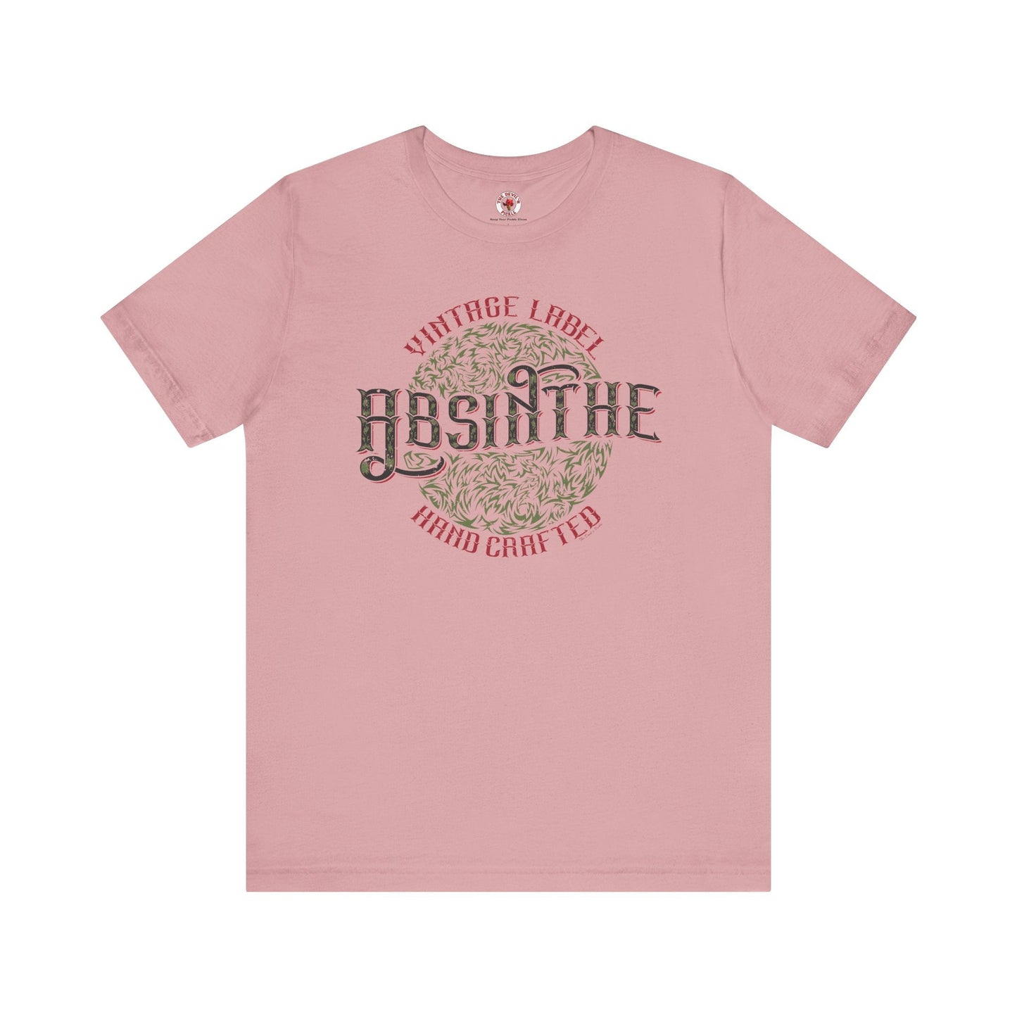 Vintage Label Absinthe T-Shirt The Devil's Pickle