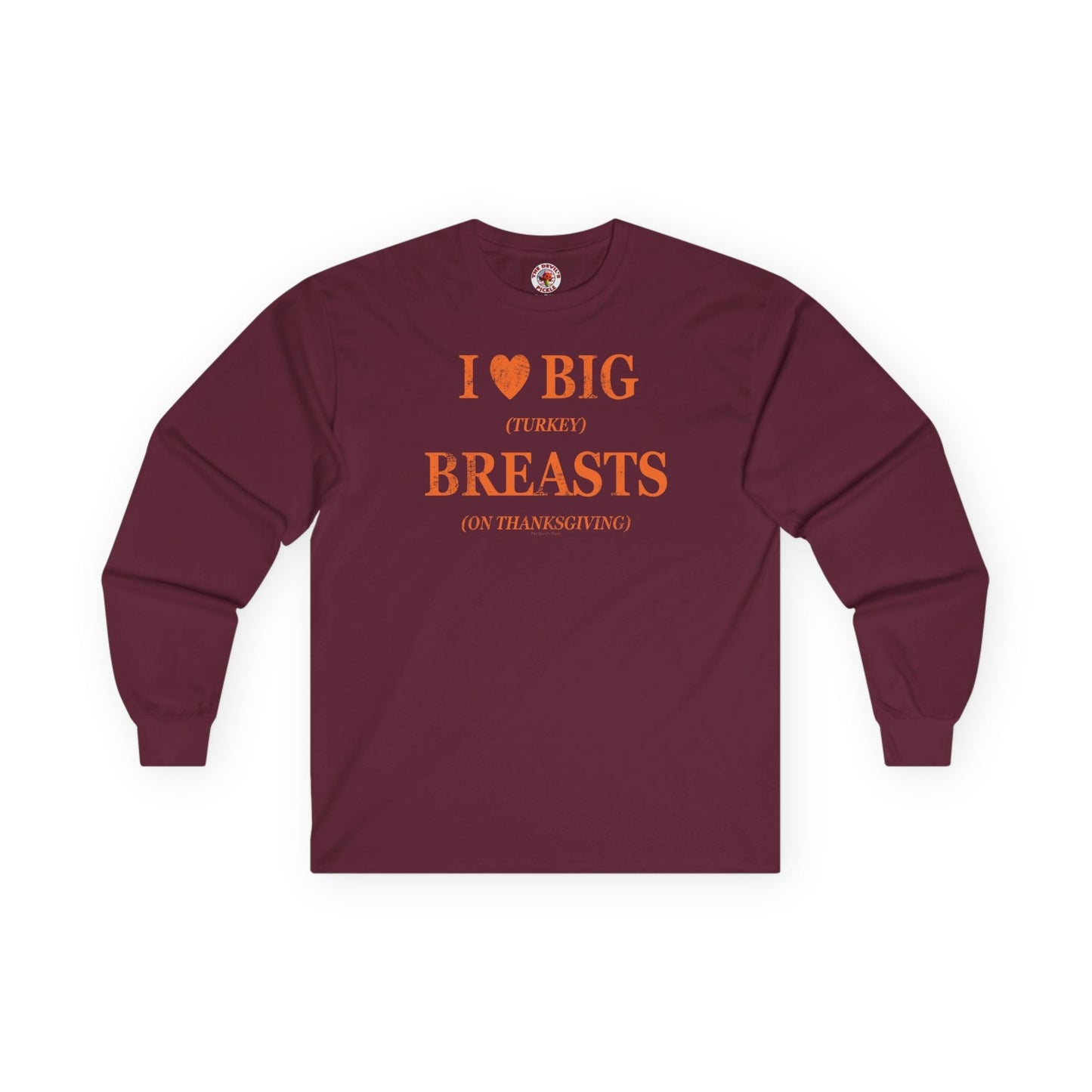 I Heart Big Breasts Long Sleeve Tee The Devil's Pickle