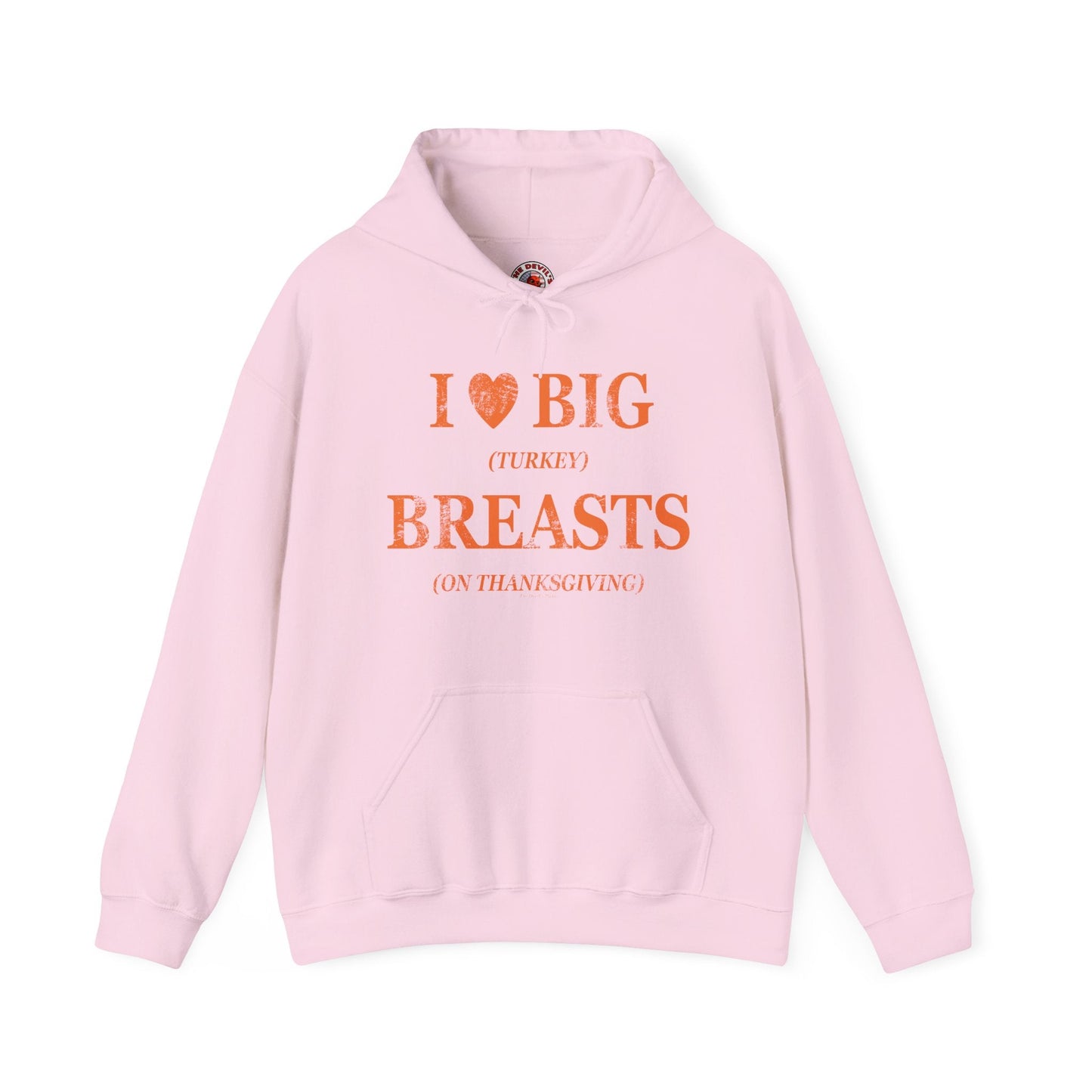 I Heart Big Breasts Hooded Sweatshirt The Devil's Pickle