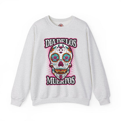 Dia De Los Muertos Skull Crewneck Sweatshirt The Devil's Pickle