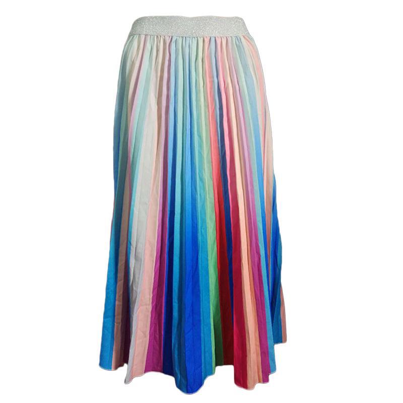 Printed pleated skirt See size chart under “more details” The Fashion Celestial