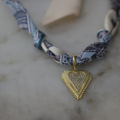 Prairie Sky Scarf Necklace Deep South Originals