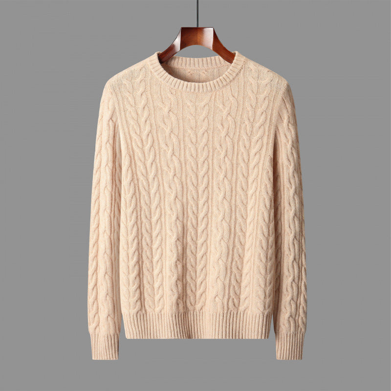 New Men's Round Neck Loose Sweater Grayceful LLC