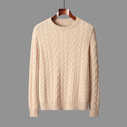 New Men's Round Neck Loose Sweater Grayceful LLC