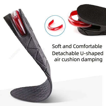 [Height Boost Insole] Adjustable Height Increase Insole | 3-9cm Invisible Shoe Heel Insert, Taller Support Absorbant Foot Pad Cushion NovaCart