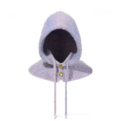 Women’s Tie-Dye Balaclava Hat – Warm Ear-Protecting Hat & Scarf in One FitiqueFit