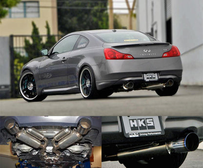 HKS [Infiniti G37(2008)] Hi-Power Exhaust; Dual Exhaust FR SPORT