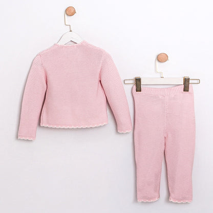 Luna Knit Pink 2-Piece Set Honey and Hive