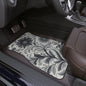 Floral Car Floor Mats, Elegant Auto Accessories, Flower Print Mats, Car Decor, Gift for Car Lovers, Home Decor Grayceful LLC
